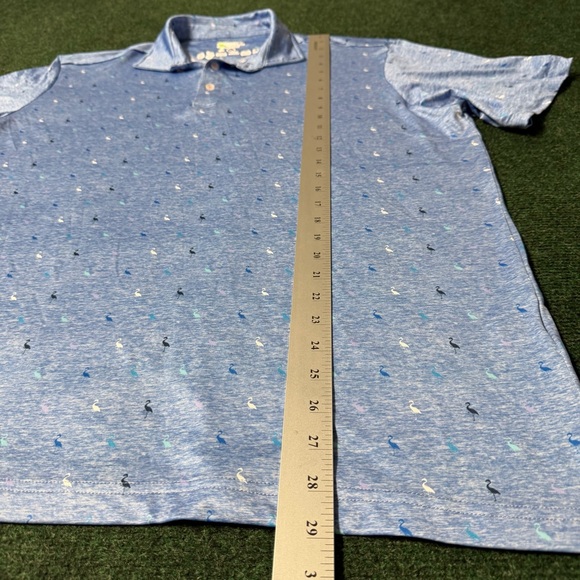 2 - Tailor Byrd Men’s Size XL Golf Polo Shirt Purple & Penguin Quick Dry - Picture 8 of 16